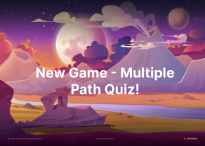 New game: Multiple path quiz
