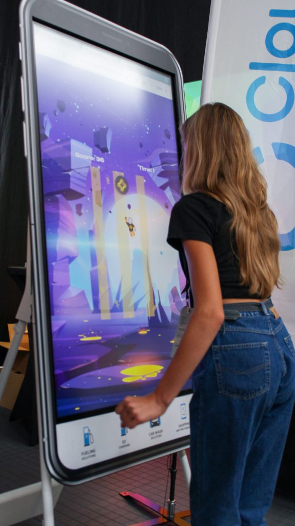 Astro Baltics exhibition booth gamification solution