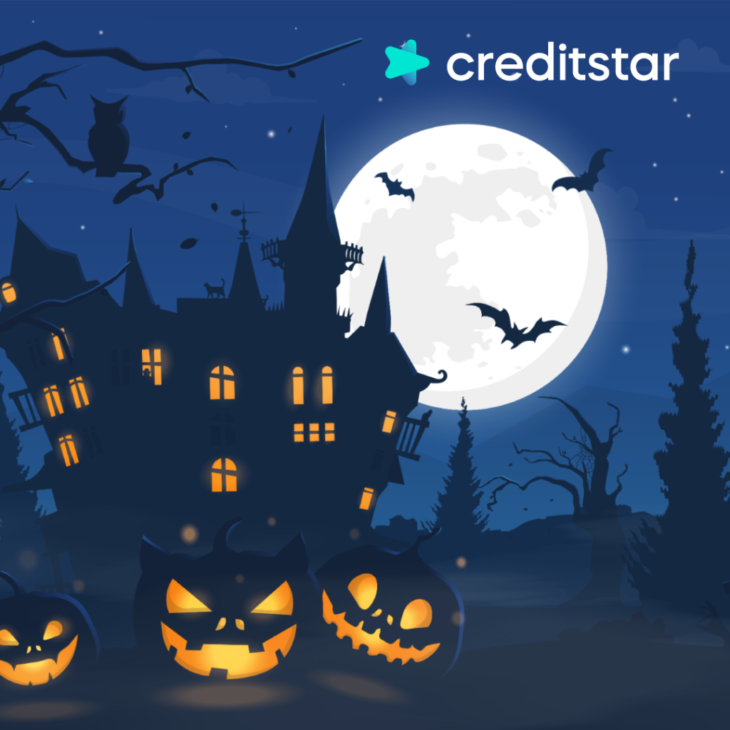 Creditstar Halloween background