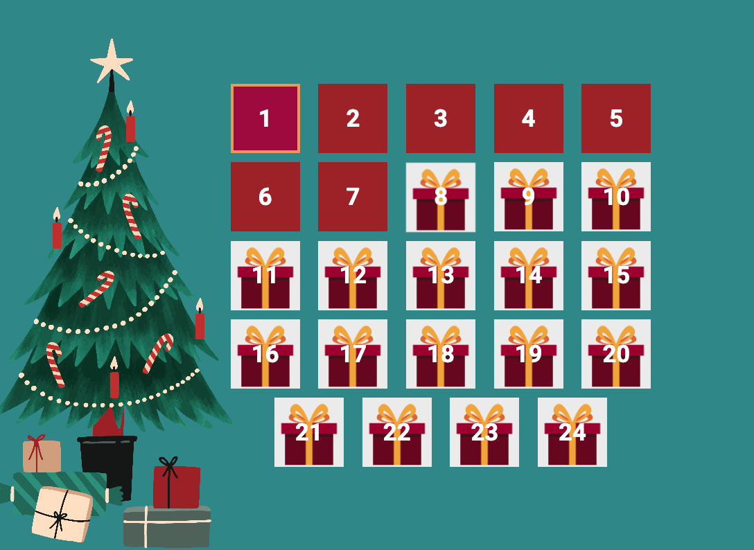 Digital Advent Calendars for an Interactive Christmas Campaign