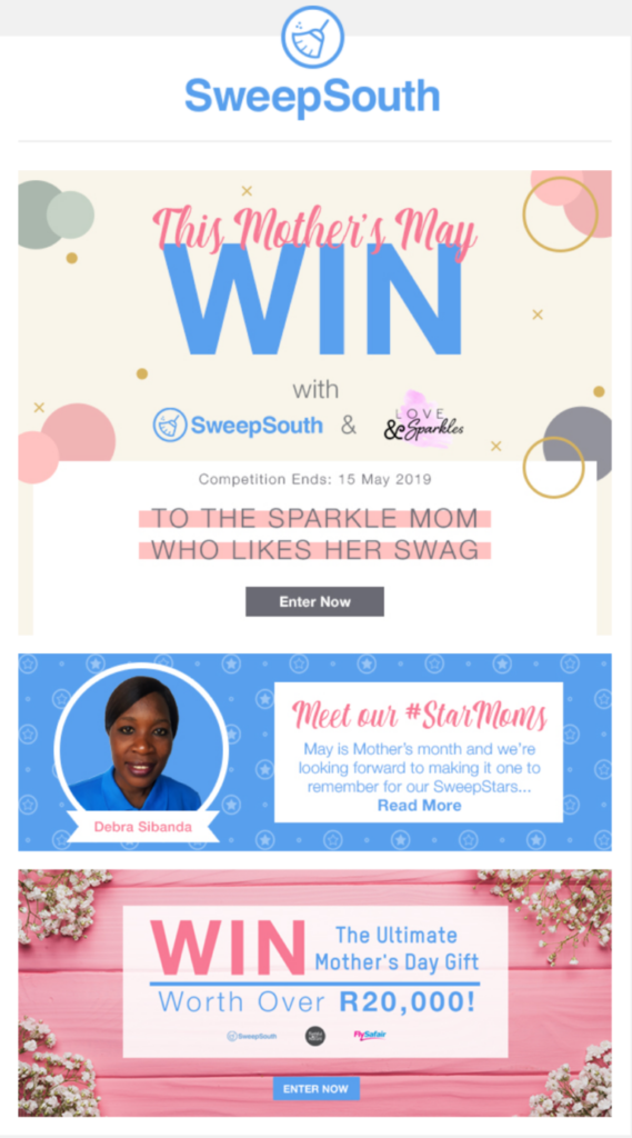 Mothers day campaign contest