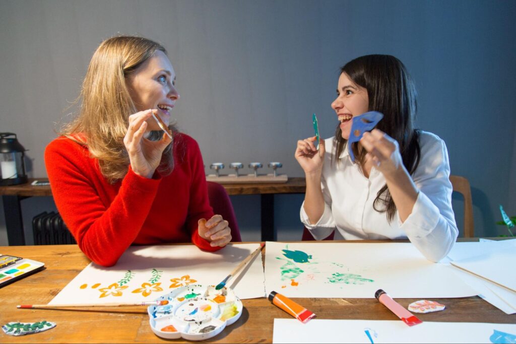 Employee engagement games: Art therapy