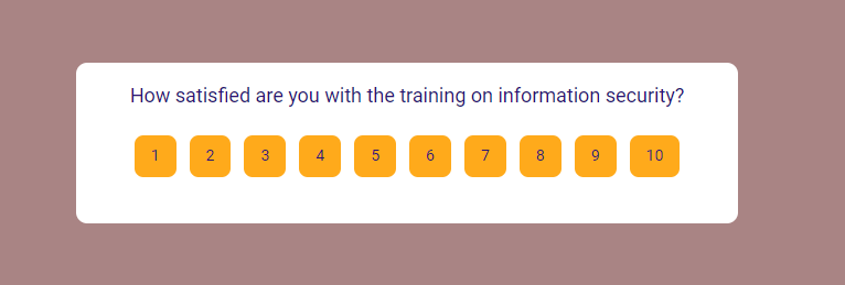 Corporate training gamification: Gamified survey