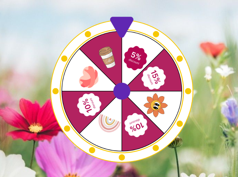 May marketing ideas: Wheel of fortune