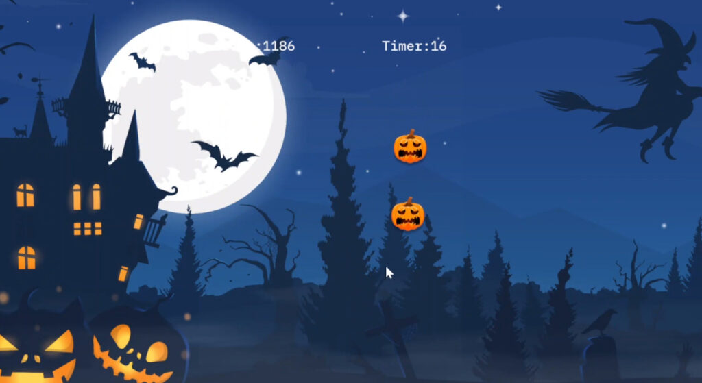 Interactive marketing examples: CreditStar Halloween smash game