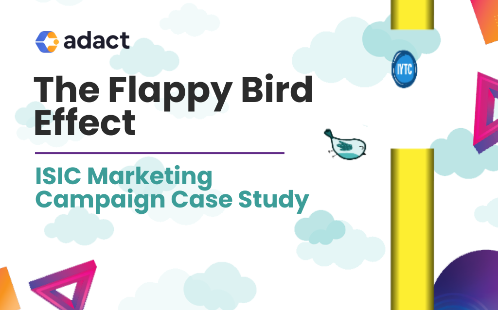 Digital Marketing Campaign for ISIC with the Flappy Bird game effect